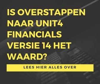 Overstappen naar Unit4 Financials (Coda) Versie 14