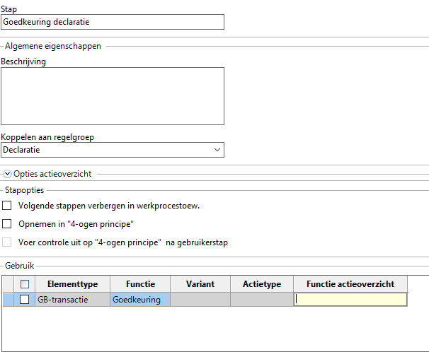 goedkeuring declaratie unit4 erp